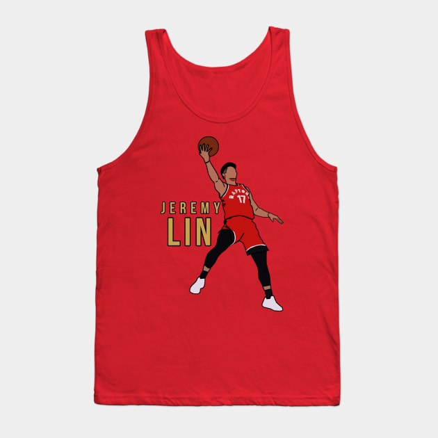 Jeremy Lin - Toronto Raptors Tank Top by xavierjfong